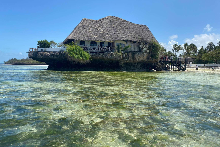 Zanzibar: Mnemba Island, Jozani forest & The Rock restaurant Private tour no Hotel pick up and drop-off included