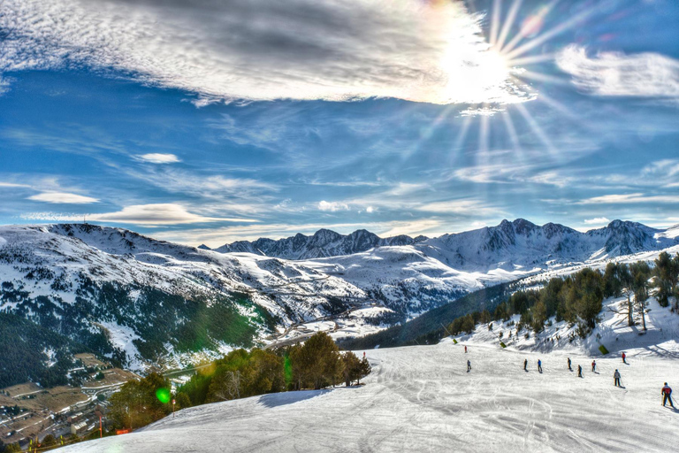 Luxury Tour Andorra with snow driving course from Barcelona