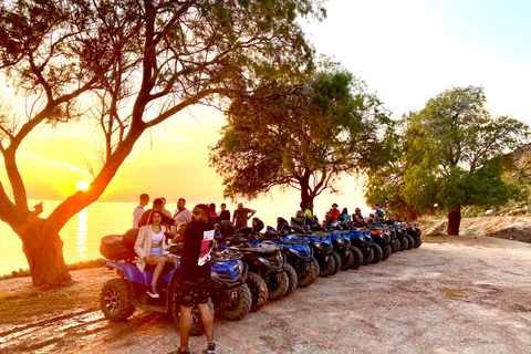 Creta: Safari in quad con esplorazione della città fantasma