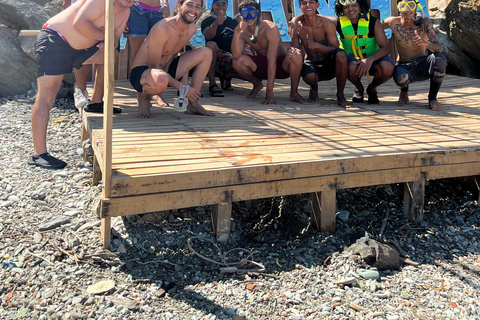 Taganga Beach Electric Motorcycle Tour, Kayak & Snorkel tour