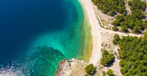 Baška: Vrženica Beach Boat Transfer & Panoramic Ride