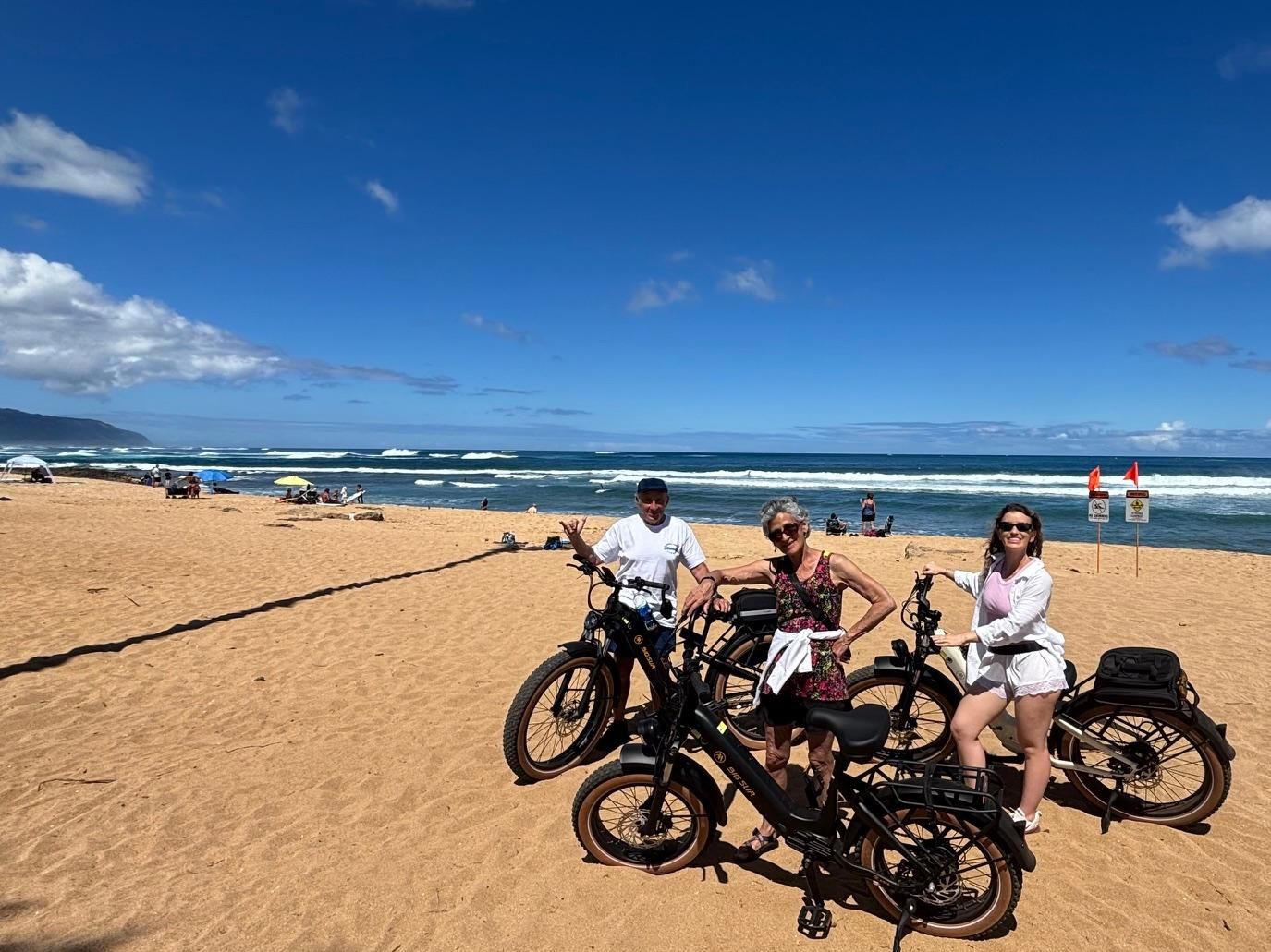 Haleiwa: Geführte Elektrofahrradtour an der Nordküste