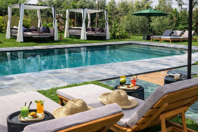 From Marrakesh: Pool Day Pass in Atlas Mountains with Lunch Refreshing Pool Escape: Enjoy Lunch and Easy Pickup
