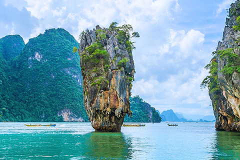 Krabi: Luxury Vintage Wooden Boat Cruise With Island Hopping Private: One day 4 Islands Tour