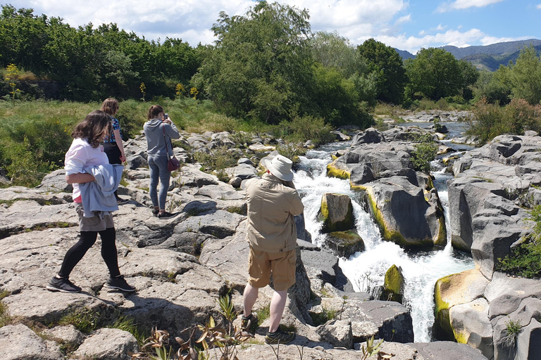 Catania: Etna 3000m and Alcantara Gorges Trek with Pickup