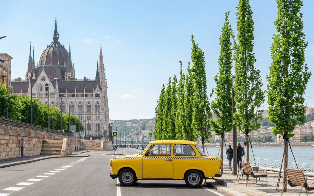 Budapest: Tour im Trabi mit Pálinka und Fotostopps