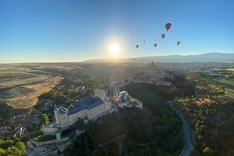 Balloon flights in the Madrid area