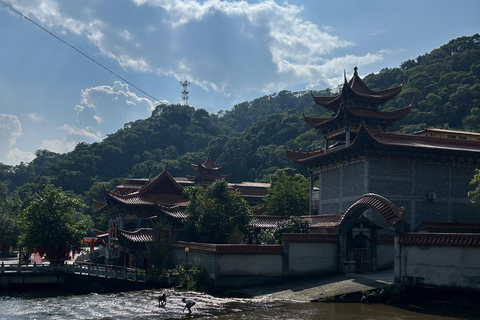 From Guangzhou: Canyoning Tour & Guanyin Mountain Temple