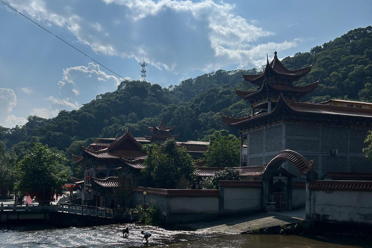 From Guangzhou: Canyoning Tour & Guanyin Mountain Temple