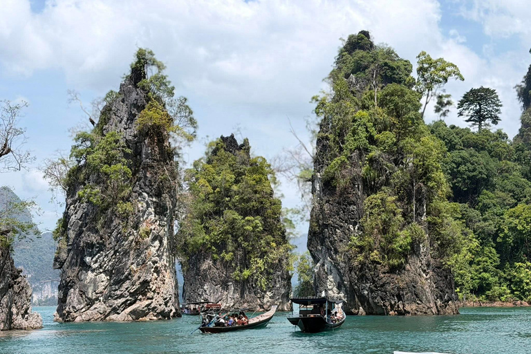 Khao Sok Lake Raft house, Temple & Wildlife Spotting w/Lunch