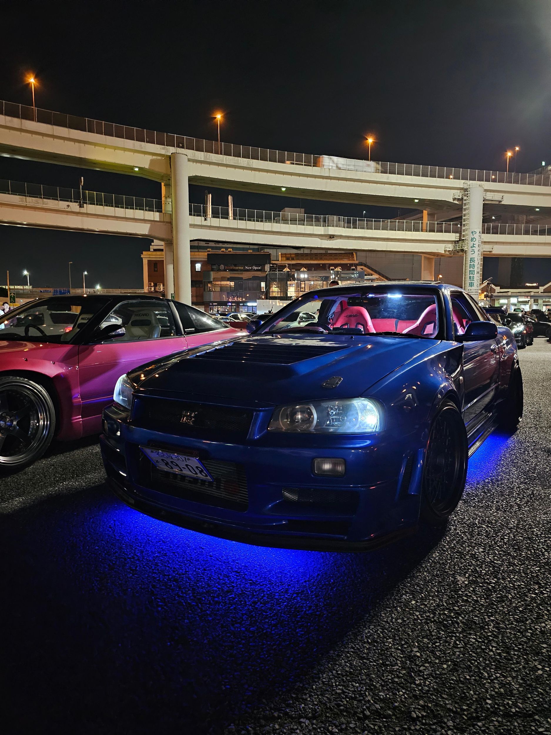 Tokio: Daikoku PA JDM Nachtfahrt & Autotreffen