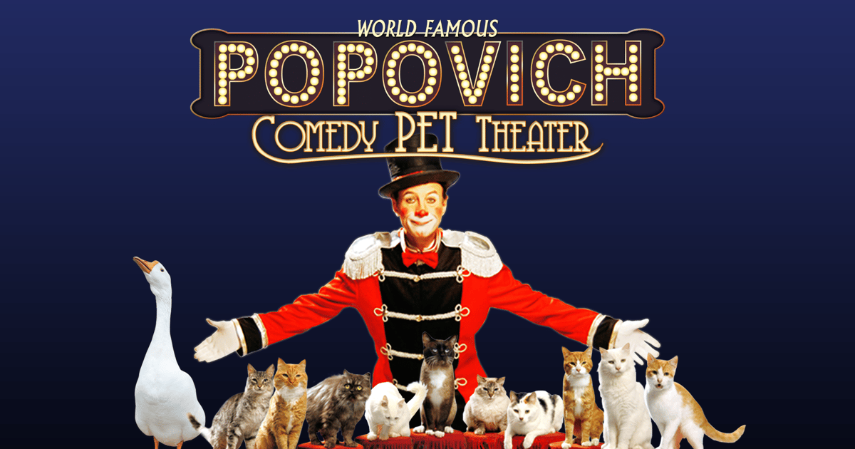 75-Minute Popovich Comedy Pet Theater in Las Vegas | GetYourGuide