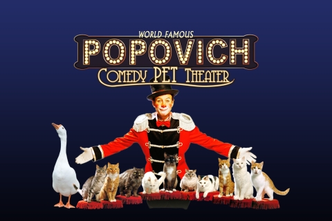 Teatro de mascotas de comedia Popovich de 75 minutos en Las VegasAsientos VIP