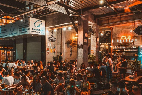 Hue by Night: Motorbike Tour with Lady Riders & Food Tasting Night Motorbike Tour (Private Tour)