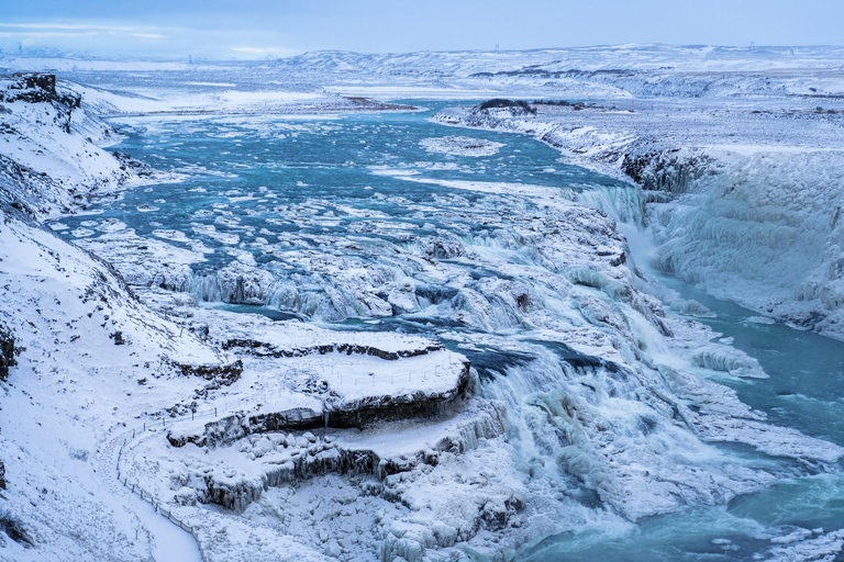 Private Golden Circle with Snowmobile Ride from Reykjavik