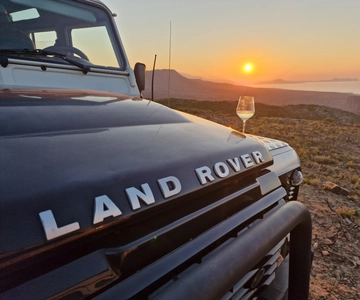 Rethymo: Landrover Safari Sunset Tour with Dinner and Drink