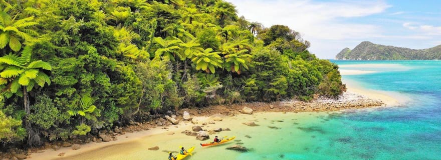 Parc national Abel Tasman : croisière, kayak et randonnée