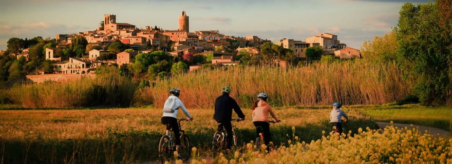 Visite panoramique à vélo des villages médiévaux de la Costa Brava