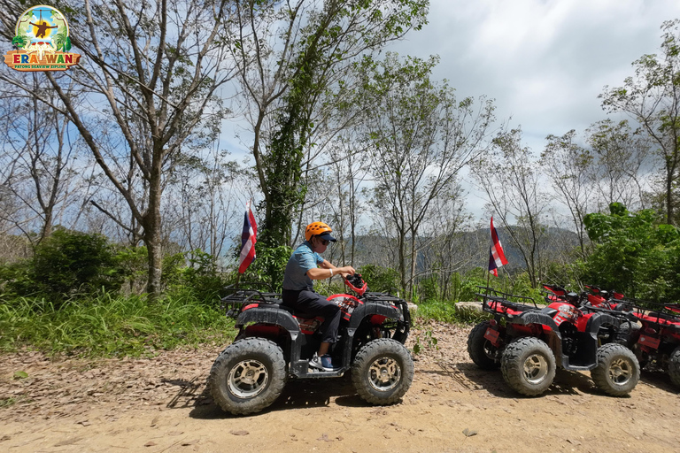 Phuket : ATV di Erawan Patong Seaview Zipline 250 ccPhuket : ATV da Erawan Patong Seaview Zipline 250 cc 45 Min