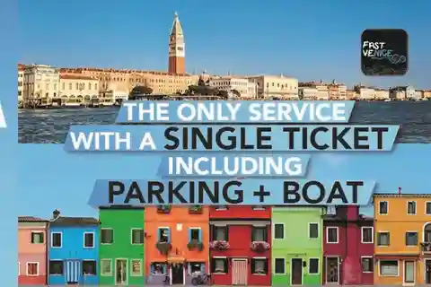 From Punta Sabbioni: Venice,Murano,Burano parking included