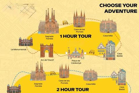 Barcelona: Electric Tuk-Tuk Tour with Local Guide