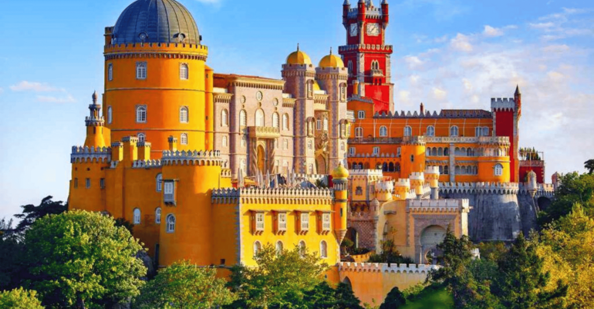 Lisbon: Sintra, Pena, Regaleira, Cabo da Roca & Cascais Tour