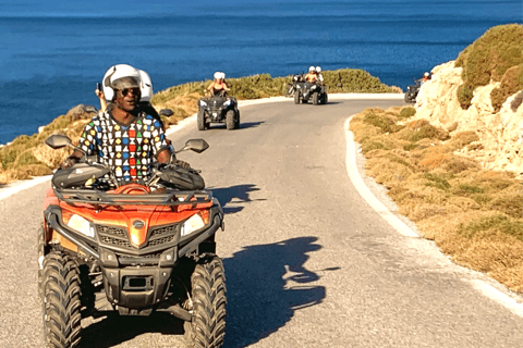 Z Platanias: Quad safari z transferem do hoteluPojedynczy quad (1 osoba na każdy quad)