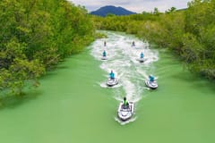 Phuket Jetski Club: 9-Punkte-Tour am Morgen mit Mittagessen und Abholung