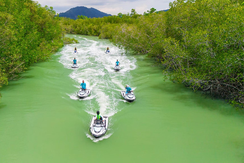 Phuket: 9-Stop Afternoon Jet Ski Tour with Meal & Pickup Jetski Yamaha 1900cc