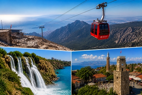 Antalya City Tour: Waterfalls, Boat Trip & Cable Car w/Lunch Antalya Old Town City Tour: Waterfalls & Boat Trip w/Lunch