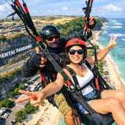 Bali Paragliding Experience at Pandawa Beach With Instructor