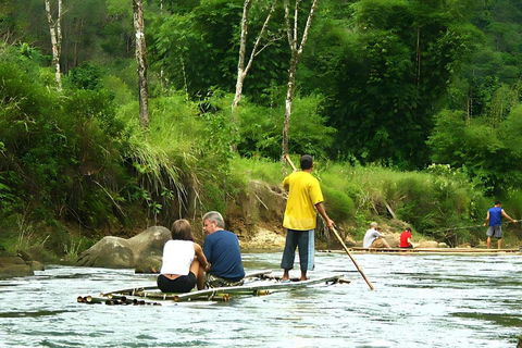 Phuket : Rafting en bambou et sur l&#039;eau avec bain d&#039;éléphant et quadPhuket : Rafting en eaux vives et rafting en bambou avec point de vue