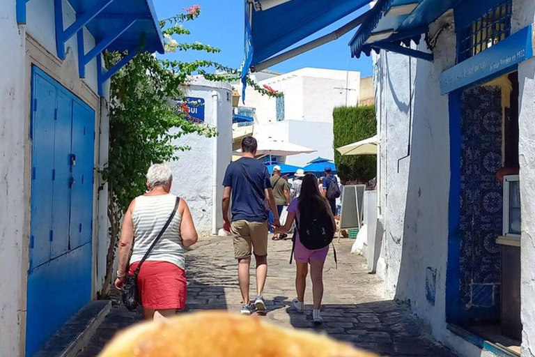 Tunis: Group guided visit, Carthage, Sidi Bou Said + Pickup from the HARBOR/HAM Pick-up from Hammamet/Nabeul/Yassmine Hammamet
