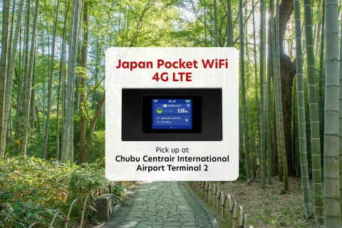 Nagoya, Japan: 4G mobiele WiFi - Chubu Centrair Airport T220 dagen verhuur