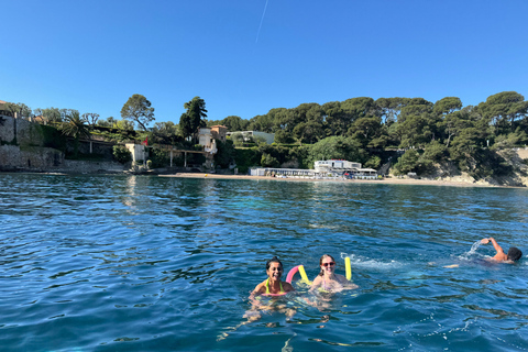 Cagnes : Snorkeling & Scenic Swim Stop to Cap d' Antibes