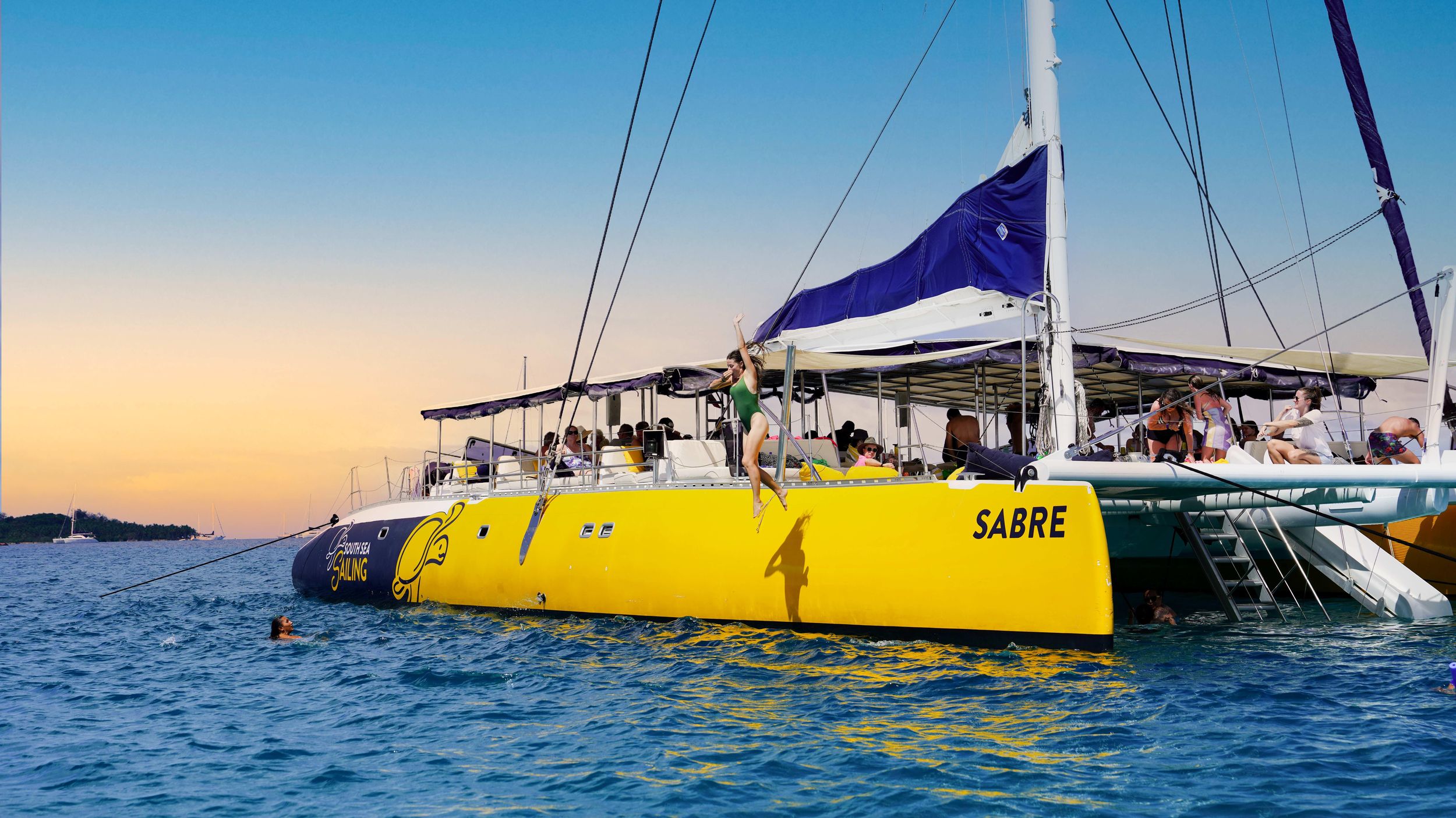 Fiji: Sabre Sunset Cruise with BBQ Dinner & Drinks - Image 1