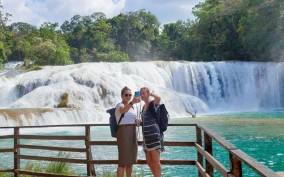 From Ocosingo: Palenque, Misol-ha and Agua Azul Private Tour