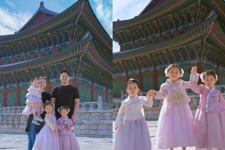 Royal Hanbok Dress-Up & Professional Photoshoot Experience