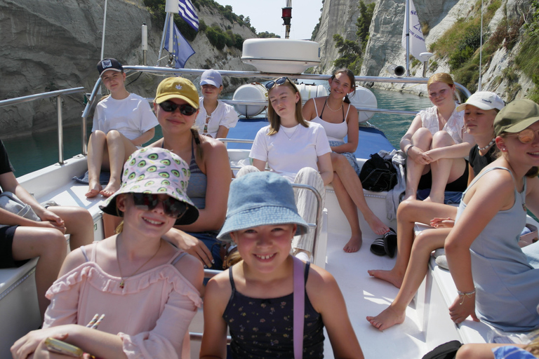 Canal de Corinto: travesía en barco con fondo de cristal St. Andreas