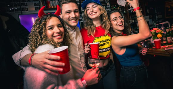 Amsterdam: Kneipentour durch das Rotlichtviertel mit unbegrenzten Shots