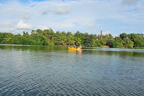 Hikkaduwa: Rathgama Lagoon Kayaking and Fish Therapy Tour