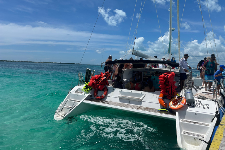 Isla Mujeres: Catamaran Tour, Playa Norte & Snorkel in reef Tour from Playa del Carmen