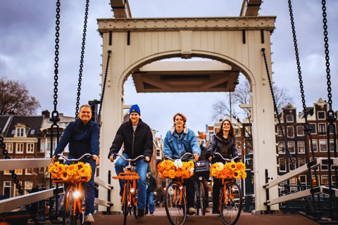 Amsterdam: Top Highlights Guided Bike Tour EN/DE/ES/FR/IT/CN Bike Tour with Guide & Audio Guide in DE, ES, FR, IT, and CN