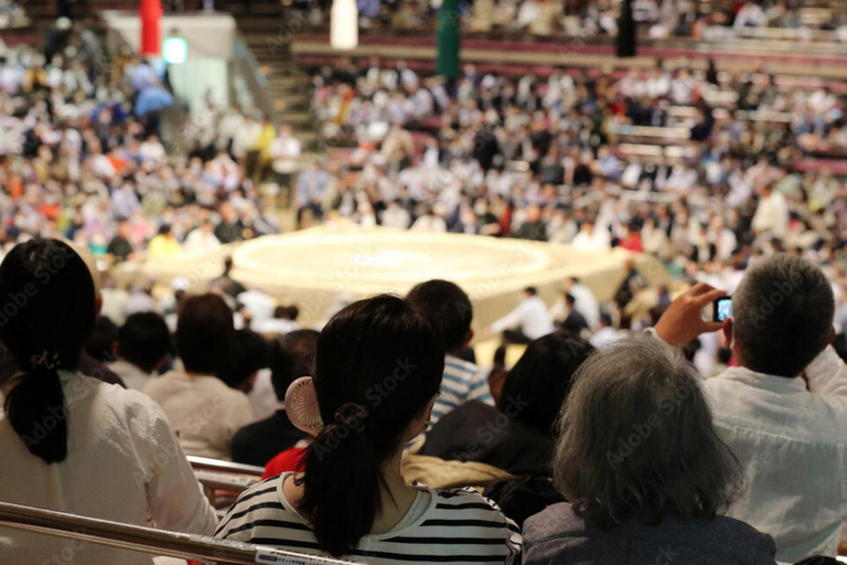 Tokyo: Sumo Tour with Match Entry Ticket C-class seat