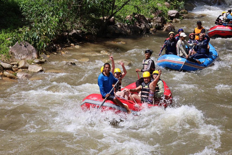 Phuket: Rafting Avontuur 5KM + ATV 30min + Flying FoxRaften 5KM + Flying Fox + ATV 30minuten