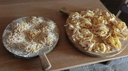 Montone: Nudelherstellung und Abendessen im Schloss Cardaneto