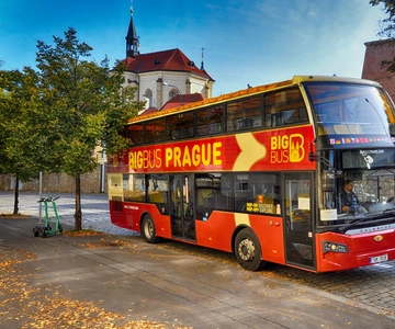 Prague: Big Bus Hop-on Hop-off Tour and Vltava River Cruise