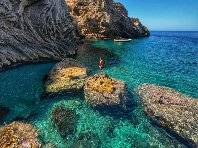 Ibiza: Combo Boat Trip, 4x4 Safari and Es Vedra Sunset Hike