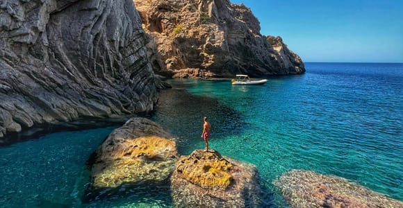 Ibiza: Combo Boat Trip, 4x4 Safari and Es Vedra Sunset Hike