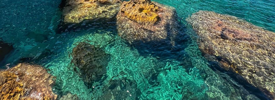 Ibiza : Excursion en bateau, safari en 4x4 et randonnée au coucher du soleil à Es Vedra